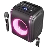 Zebronics Bluetooth Speaker 60W Output 8h Playback 8inch Driver RGB Lights BT v54 USB mSD AUX TypeC Charging Karaoke Wireless Mic TWS Mobile Holder Remote Control Sound Feast 880