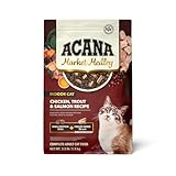 ACANA Market Medley Indoor Cat Adult Cat Food, Chicken, Trout & Salmon Recipe with Freeze-Dried Morsels Made with Chicken & Cranberry, Complete and Balanced Nutrition, 3.5 lb Bag