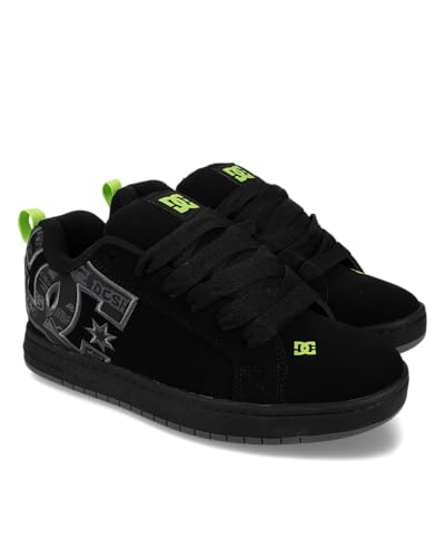 DC Court Graffik, Black/Grey/Green, 12