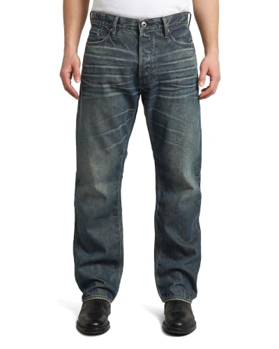⚡ BLITZDEAL (-60%) G-Star Men's Dakota Regular Straight Jeans Blau (Raw Vintage X3D D23691-D436-J537) 30W / 30L