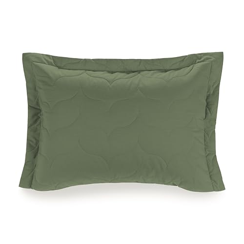Porta Travesseiro Avulso Tom Verde Campo 100% Algodão 200 Fios Karsten