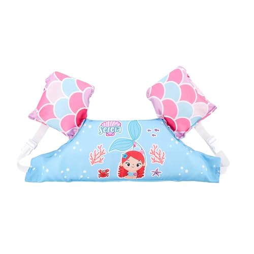 DM Toys Colete Flutuador Infantil Sereia