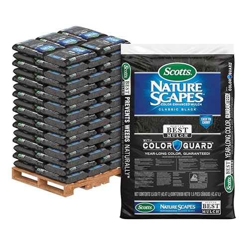 Scotts Nature Scapes Classic Black Color Enhanced Mulch 1.5 cu ft