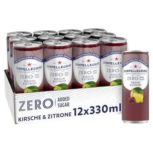 (-18%) San Pellegrino Kirsch & Zitronen-Limonade, 24er Pack (24 x 330ml)