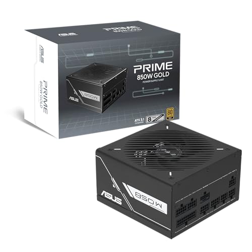 (-30%) ASUS Prime 850W Gold Black Edition Gaming Netzteil