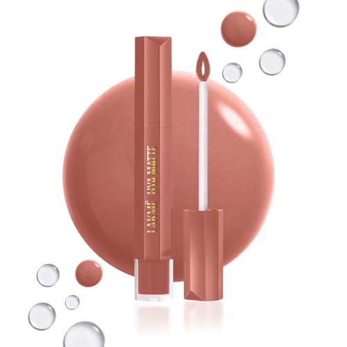 Lakme 9to5 Hya Matte, Peachy Pro Liquid Lipstick, for Soft and Supple Lips, with Hyaluronic Acid & Vitamin E, Matte Finish, Smudge-Proof, Long-Lasting