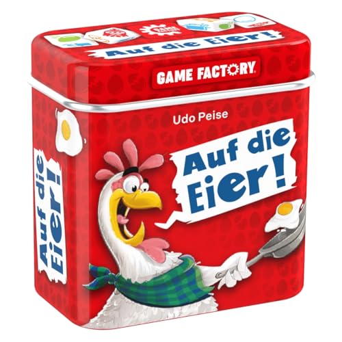 🔥 STARKER PREIS (-31%) Game Factory 646038 Auf die Eier, das lustige Würfelspiel, Mini-Spiel