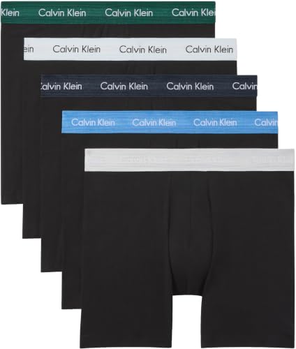 🔥 STARKER PREIS (-43%) Calvin Klein Herren-Boxershorts, 5 Stück, Blau, Größe XS, 000Nb3794A