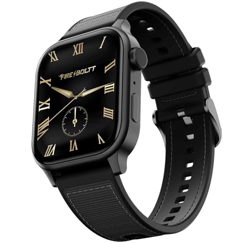 Fire-Boltt Rise Force Smart Watch 1.85” Display, Nylon–Fluoroelastomer Hybrid Strap, Rotating Crown, Bluetooth Calling, Dual Button Control, Metal Bod