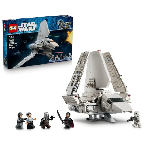(-15%) LEGO Star Wars 75459 Imperiales Shuttle der Lambda-Klasse Bauset - 5 sammelbare Minifiguren, Moff Gideon und Dunkelschwert - Geschenk für Teenager Jungs ab 14 Jahren & Erwachsene The Mandalorian Fans