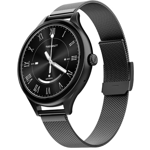 Fire-Boltt Phoenix Air Smart Watch 1.26” Round Display, Rotating Button, Wireless Charging, Ultra Lightweight Metal Body, Bluetooth Calling, Smartwatc