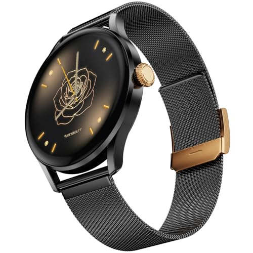Fire-Boltt Glitz Women Smart Watch with 1.19” AMOLED Display, Bluetooth Calling, Rotating Crown, Always On Display, 1000 Nits Brightness, IP68 Waterpr