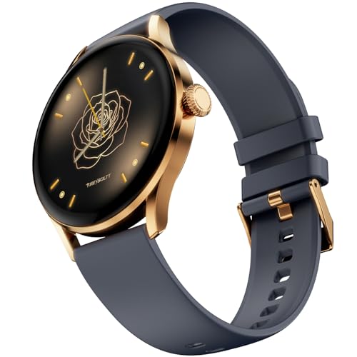 Fire-Boltt Glitz Women Smart Watch with 1.19” AMOLED Display, Bluetooth Calling, Rotating Crown, Always On Display, 1000 Nits Brightness, IP68 Waterpr