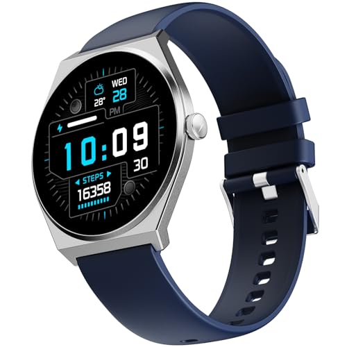 Fire-Boltt Phoenix Nova Smartwatch 1.43” Slim Super AMOLED Display, 466x466 Pixel Always-On Display, Bluetooth Calling, Health Tracker for Men & Women