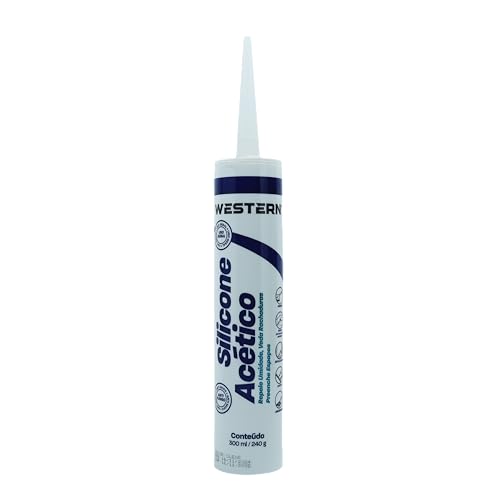 Western Silicone Acético Uso Geral Transparente 240g