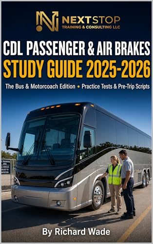 CDL Passenger & Air Brakes Study Guide 2025–2026 cover