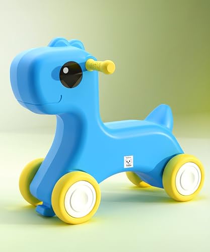 Lifelong Cuppy Horse Rideon for Kids 1+ Yrs|Sturdy, Round Edges Push Ride|Safe & Durable, Load Capacity 35kg|Indoor & Outdoor Play Toy Vehicle for Boy