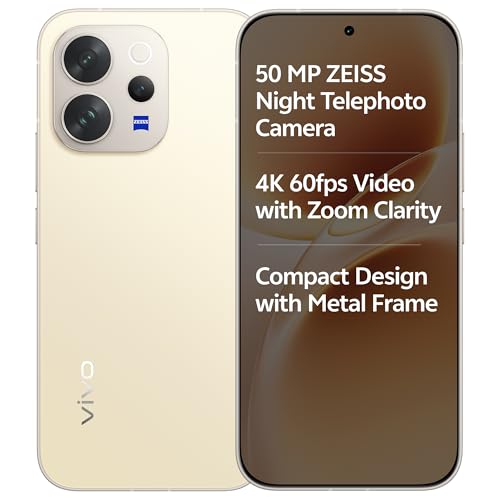 vivo V70 5G (Lemon Yellow, 8GB RAM, 256GB Storage) with No Cost EMI/Additional Exchange Offers