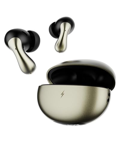 Fire-Boltt Newly Launched Aero Drift TWS Earbuds Custom EQ Wireless Bluetooth 5.4 Music & App Support 50H Playtime Battery Display Fast Charging Case 
