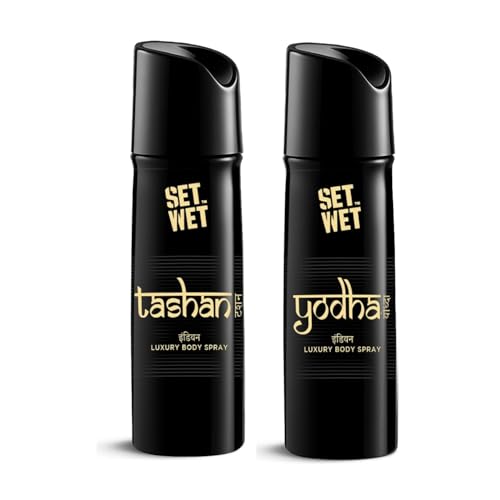 Save ₹571 on Set Wet Tashan & Yodha Body Spray, 71% Off - Now ₹229 for 2 x 150ml Packs