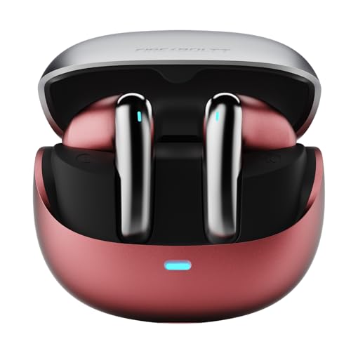 Fire-Boltt Newly Launched Aero Fit TWS Earbuds with Custom EQ, Bluetooth 5.4 Wireless Earphones, 50H Playtime, Fast Charging Case, 50ms Low Latency Ga