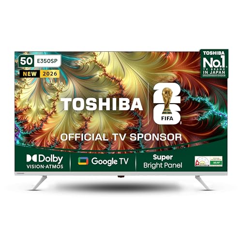 Toshiba 126 cm (50 inches) E350SP Series 4K Ultra HD Smart LED Google TV 50E350SP Toshiba 126 cm (50 inches) E350SP Series 4K Ultra HD Smart LED Googl