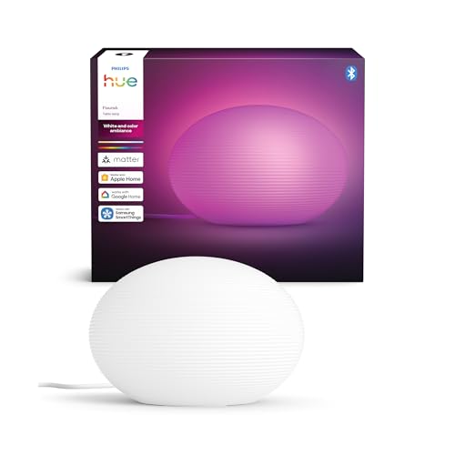 (-20%) Philips Hue Flourish Tischleuchte, dimmbar, weißes und farbiges Licht, 16 Millionen Farben, über App steuerbar, kompatibel mit Amazon Alexa (Echo, Echo Dot), neue Generation