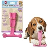 SPOT Bam-Bones Puppy T-Bone Dog Chew Toy, Chicken Flavor, 6