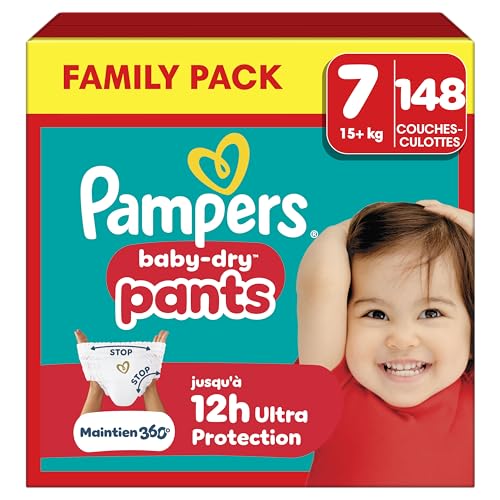 (-27%) Pampers Baby-Dry Pants Größe 7, 148 Windeln, 15kg+