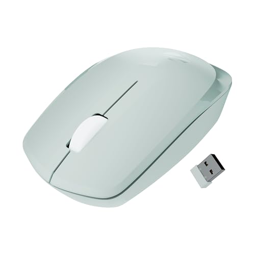 Zebronics Wireless Mouse, 2.4GHz, 3200 DPI, 3 Buttons, Comfortable & Ergonomic, USB nano Receiver, On/Off Switch, Power-Saving Mode, Works on Most Sur