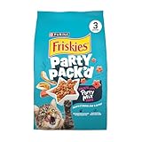 Purina Friskies Party Pack’d with Flavors of Chicken, Liver and Turkey Crunchy Dry Cat Food - 3 lb. Bag