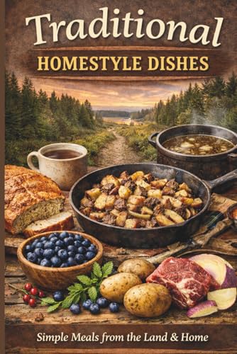 Cover of Traditional Homestyle Dishes: Simple Meals from the Land & Home
