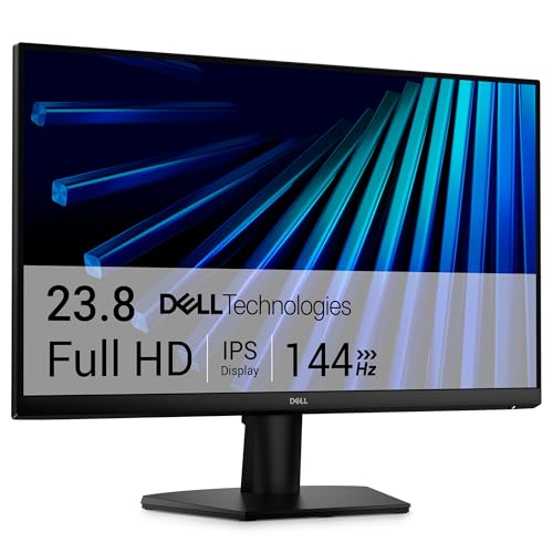 Dell SE2426H 23.8-Inch Full HD IPS Panel Monitor (Black) Ultra-Thin Bezels, Flicker-Free Display, Comfortview Plus, HDMI & VGA Connectivity – Sleek De