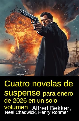 Cuatro novelas de suspense para enero de 2026 en un solo volumen