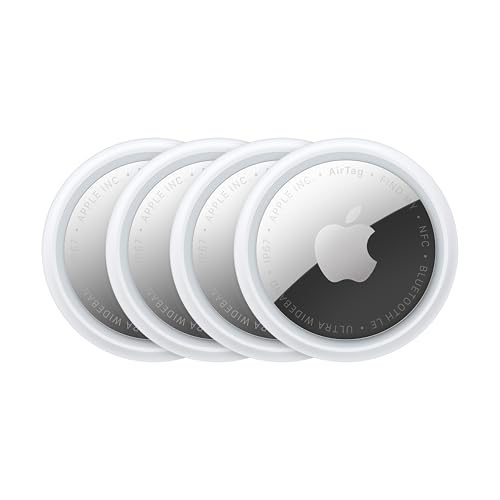 Apple AirTag second generation four pack for keys luggage and bags