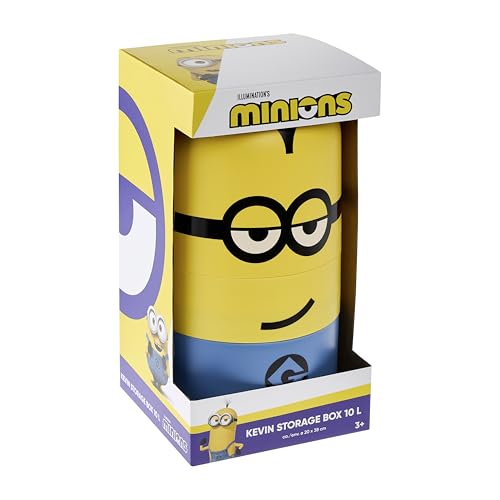🔥 STARKER PREIS (-45%) keeeper kevin Minions Aufbewahrungsbehälter, 10 l, Sunny Yellow