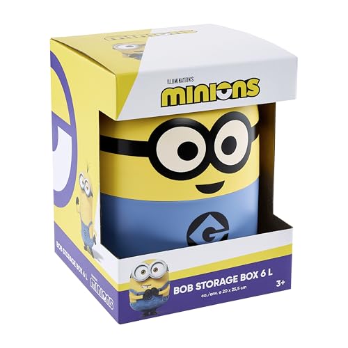 🔥 STARKER PREIS (-52%) keeeper bob Minions Aufbewahrungsbehälter, 6 l, Sunny Yellow