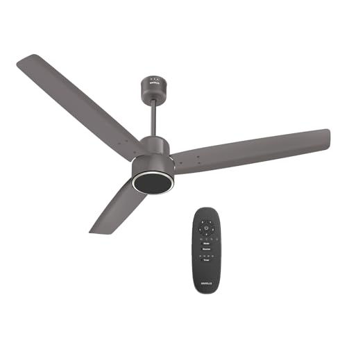 Havells FAB Voice BLDC 1200 mm Ceiling Fan|Direct Voice Command| 5 Star| Upto 65% Saving| Air Delivery: 235 cmm| Low Noise|4 Speed Mode| 380 RPM| 2 Ye