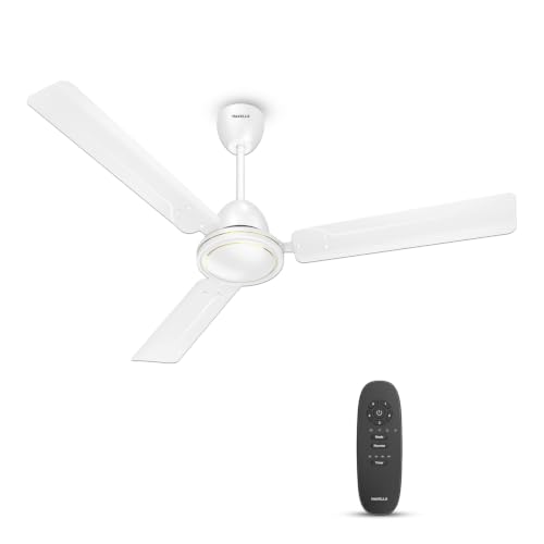 Havells 1200mm Ambrose DX BLDC Motor Ceiling Fan for Home | Remote Controlled, High Air Delivery Fan | 5 Star Rated, Upto 60% Energy Saving| Power: 38