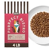 Merrick Purrfect Bistro Grain Free Dry Cat Food with Salmon, 4 lb Bag