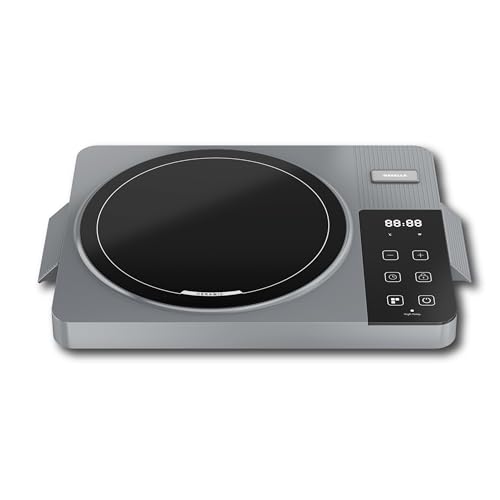 Havells 2000W Hexo EZ HEAT Infrared Induction Cooctop with Digital Display| TC-20 with Grill| 6kV Surge Protection| Cool Touch Body| Fast Heating | 1 