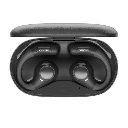 Noise Pure Pods 2 Wireless Open Ear Earbuds with AirWave™ Technology, Spatial Audio, Up-to 50H Playtime, Quad Mic with AI ENC, 14.2mm Neodymium Driver