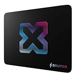 Sounce Ergonomic Mouse Pad NonSlip AntiSkid Waterproof SplashProof Precision Tracking Durable Suitable for Gaming Computer Laptop Home Office 98 X 82 Inch Black