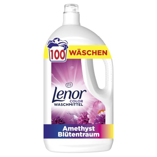 (-26%) Lenor Flüssigwaschmittel Amethyst, 100 Wäschen, Waschmittel flüssig