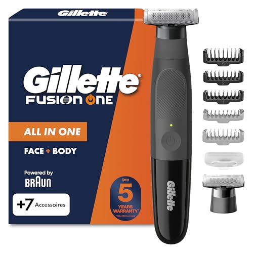 🔥 STARKER PREIS (-36%) Gillette Fusion One Hybrid Rasierer Herren Elektrisch, Schwarz
