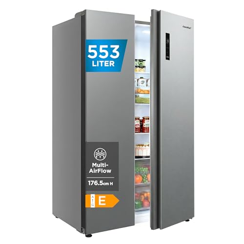 (-15%) Comfee Side-by-Side Kühlschrank, 553L Familien-Stauraum, No Frost, 35 dB