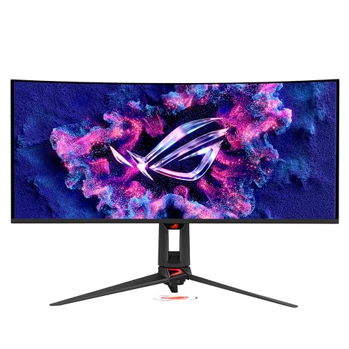 (-20%) ASUS ROG Swift OLED PG34WCDN 34 Zoll Gaming-Monitor (RGB QD, BlackShield-Folie, 360Hz, 0,03ms (GTG), G-SYNC Kompatibilität, Care Pro, Neo Proximity Sensor, VESA DisplayHDR 500 True Black)