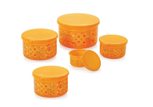 Glory Plastic Storage Container 4 Pcs Set, Color May Vary