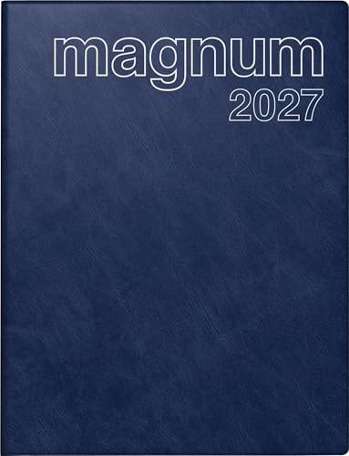 (-28%) rido/idé 7027042387 Buchkalender Mod. magnum 2027 183×240 mm, Kunststoff, dunkelblau