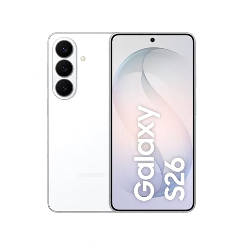 Samsung Galaxy S26 5G (White, 12GB RAM, 256GB Storage), AI Phone, Photo Assist, Creative Studio, 50MP Camera with ProVisual Engine, Powerful Customize